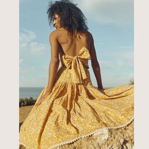 EDDY Krystal Dress in Ivory & Clementine Floral | 2XL | NWT - Picture 5 of 6